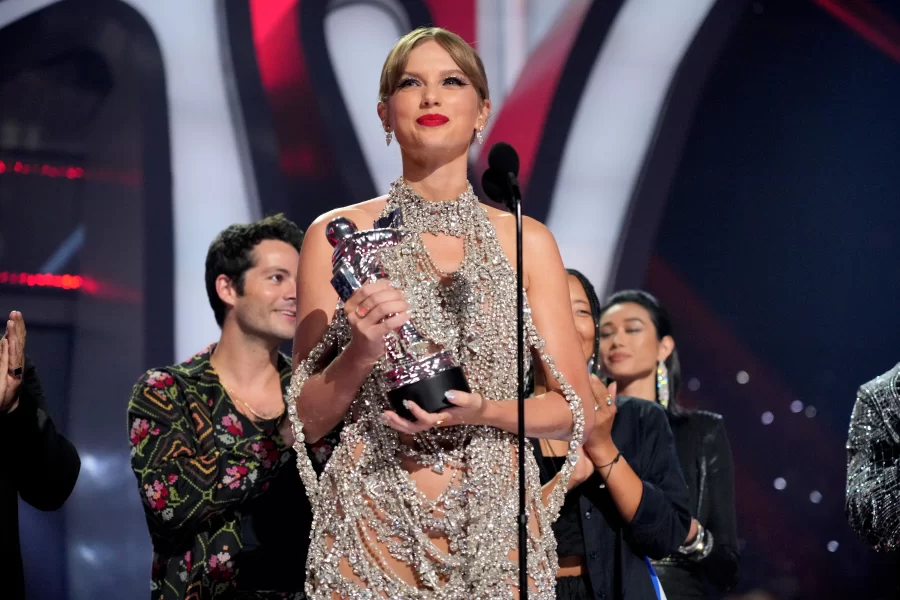 Getty Images photographs Taylor Swift for MTV Awards on August 28, 2022 as Swift announces new album