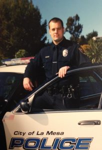 Photo of Andrew Golembiewski during his days as a police officer.